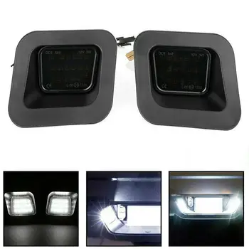1 Çift Füme LED arka plaka ışıkları lamba Dodge Ram 1500 2500 3500 İçin plaka lambası