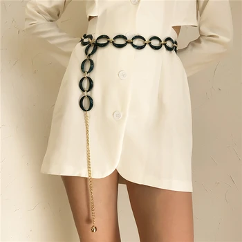Lüks Tasarımcı 2021 Yeni Bayanlar Moda Renkli Süt Beyaz Plastik Kemer Klasik Zarif Kadın Basit Vahşi Pantolon Kemer