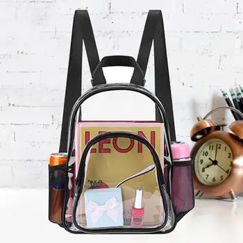 Sportif Dayanıklı Taşınabilir Geniş Kapasiteli Bookbag PVC Unisex Bookbag Okul için Su Geçirmez