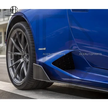 Vücut Etekler Lamborghini Huracan LP580 LP610 2014-2020 Yan Uzatma Vücut Etekler Kiti dudak Kapağı Karbon Fiber